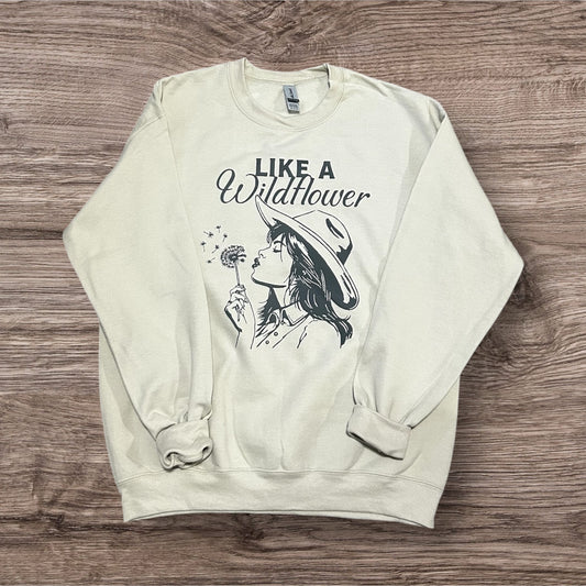 Like A Wildflower Crewneck